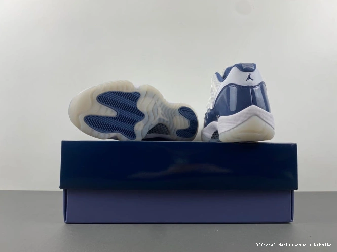 Official Maikesneakers Jordan Retro (2024) Low Navy FV5104-104 11 Midnight 0814